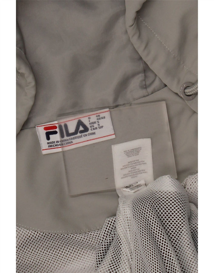 Fila Hættetrøje med lynlås til mænd Small Grå Colourblock Polyester