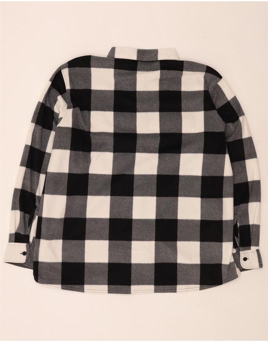 Wrangler Fleeceskjorte til mænd 2XL Sort Gingham Polyester