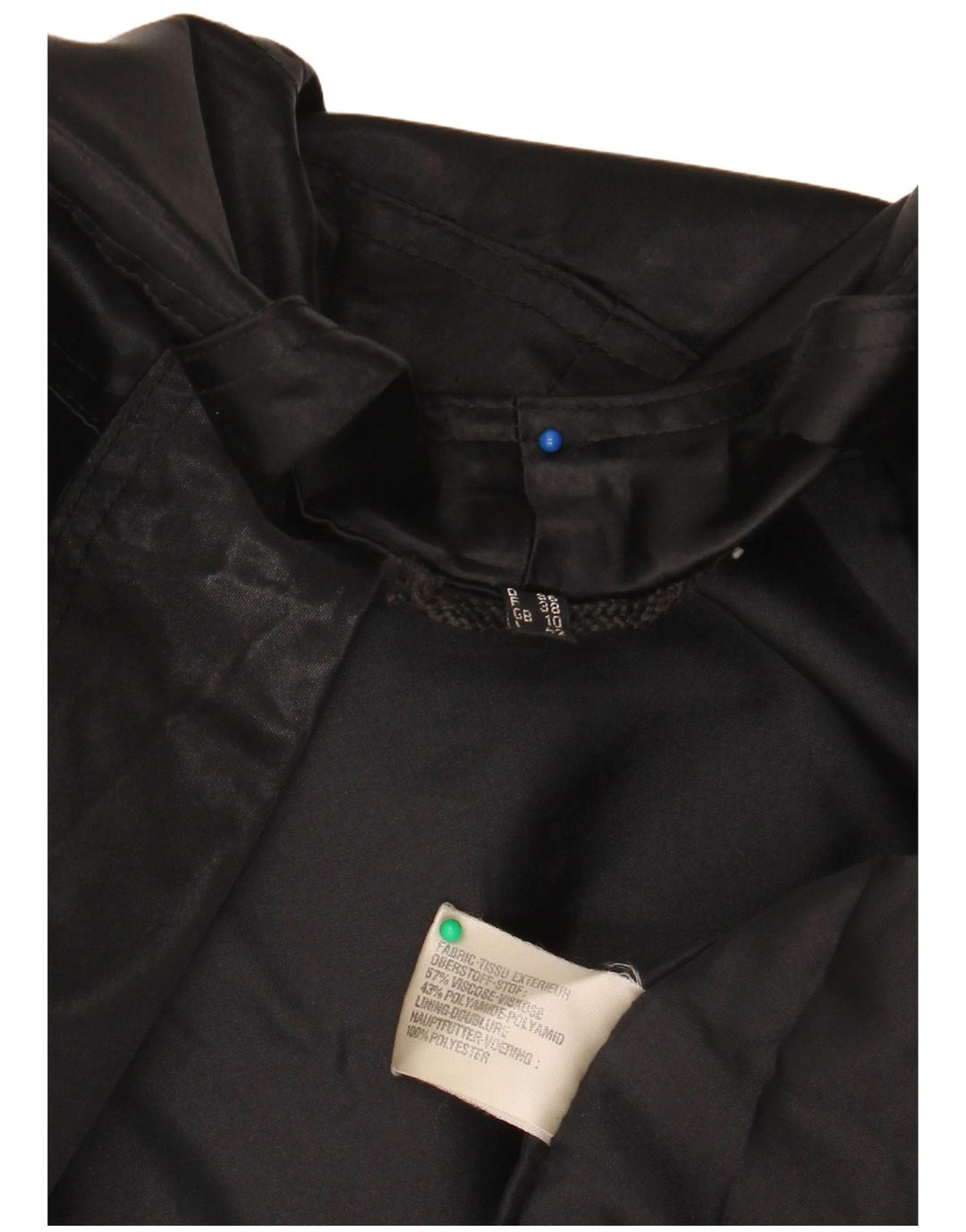 Colette Wolfgang Kaiser Bomberjakke til kvinder UK 10 Small Black Viscose