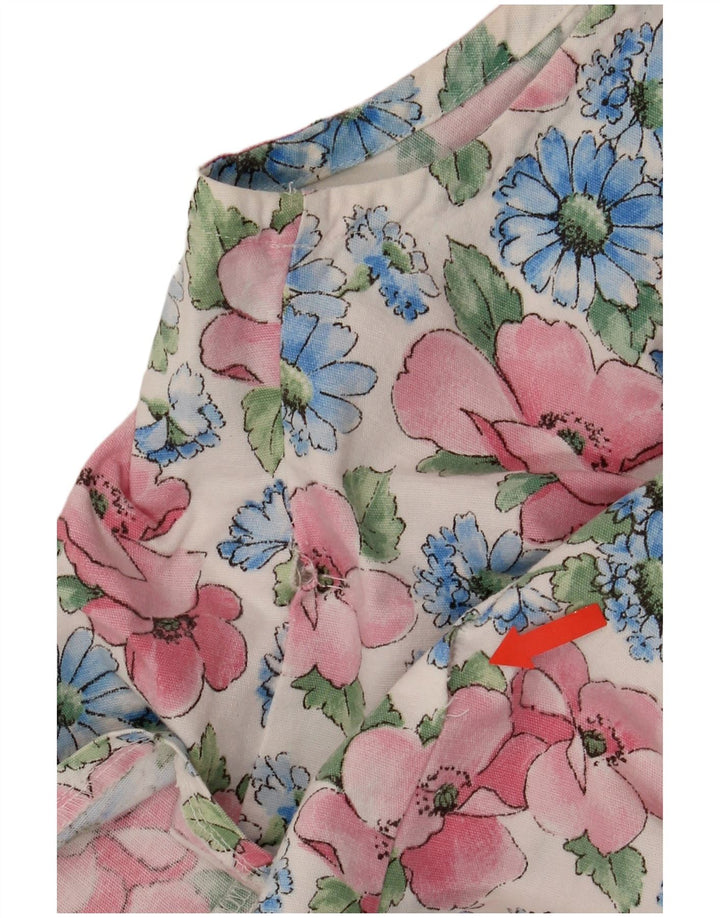 Vintage damevest UK 14 Medium Multicolored Floral