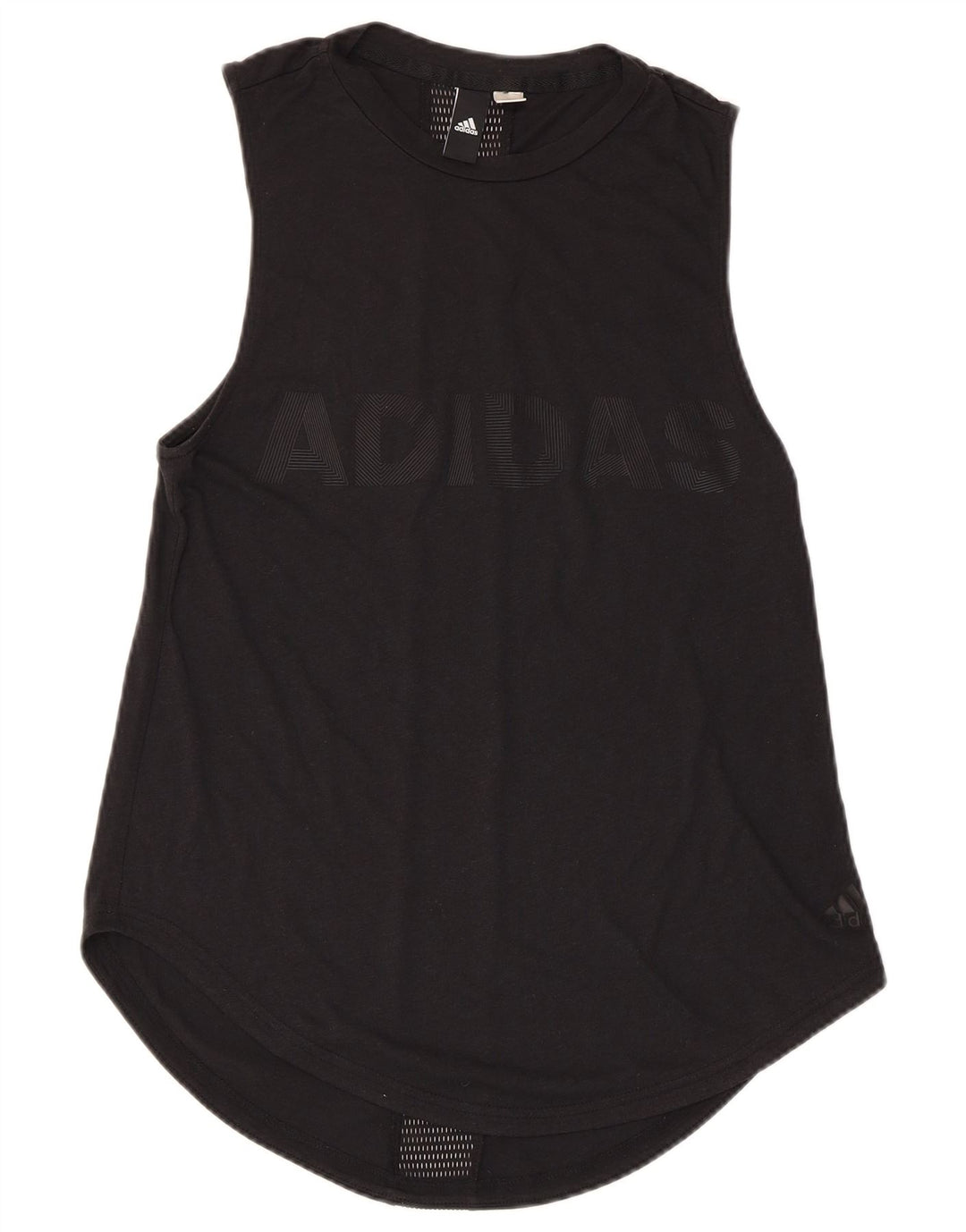 ADIDAS Grafisk Vest Top til kvinder DK 8 Lille Sort