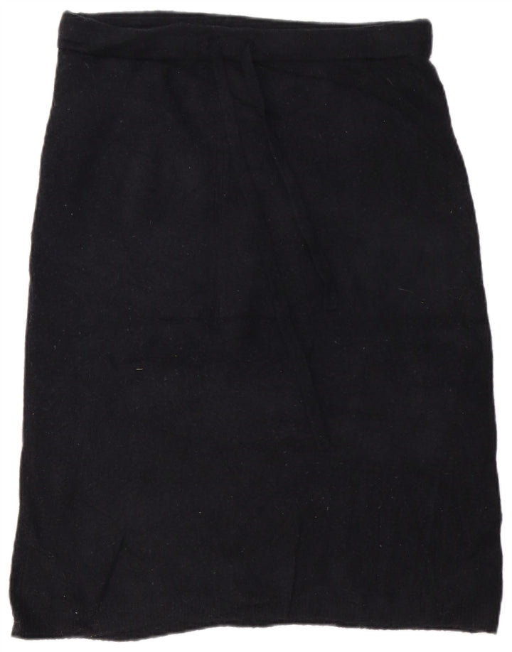 J. CREW A-line nederdel til kvinder, stor W32 sort akryl