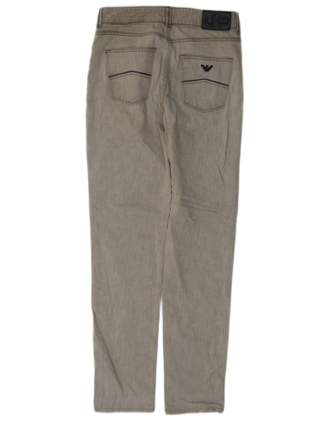 Armani Dame Slim Jeans W28 L29 Grå Bomuld