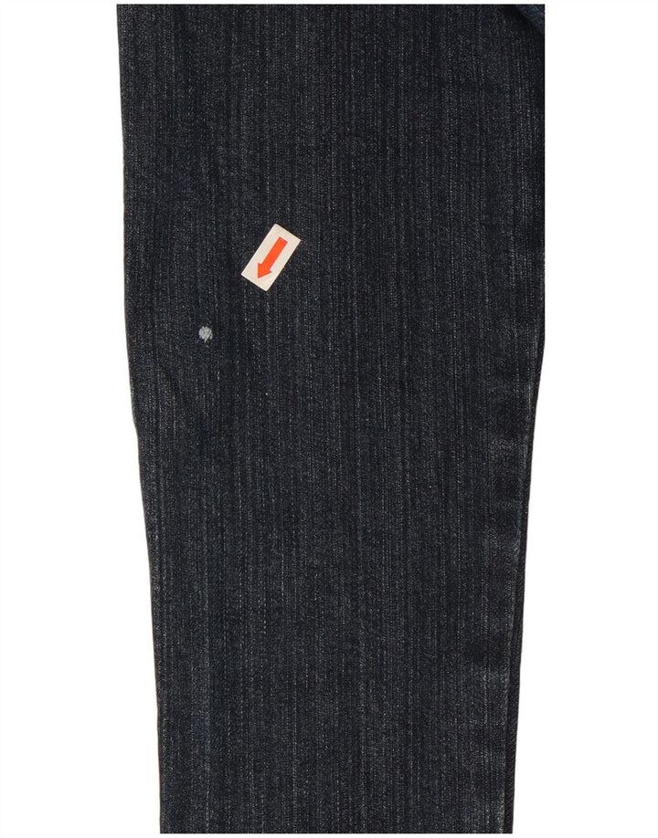 Vitamina Dame 1 Knap Denim Blazer Jacket UK 14 Medium Blue Bomuld