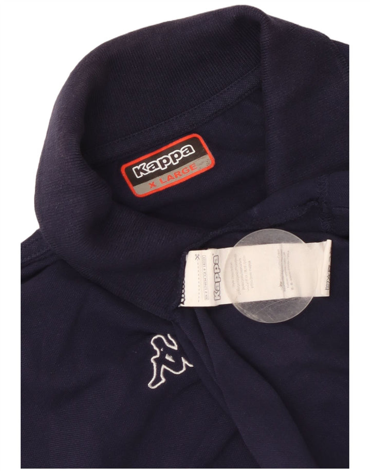 Kappa herre poloshirt XL marineblå bomuld