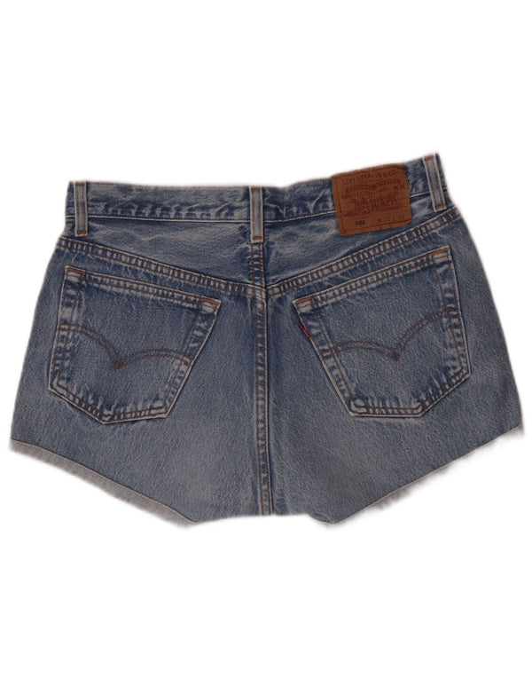 Levi's Womens 501 Denim Shorts Large W32 Blue Cotton