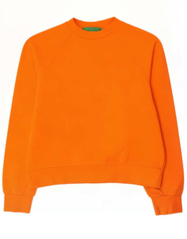 Vintage sweatshirt til mænd XL Orange bomuld