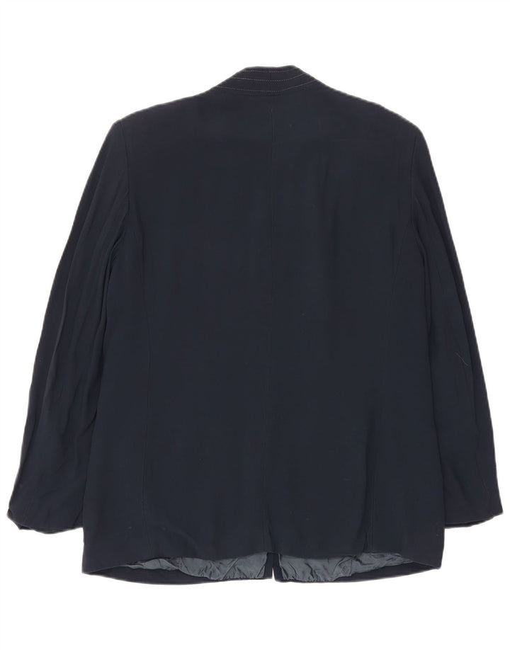 ROCCOBAROCCO Dame 4-knaps blazerjakke UK 14 Medium Navy Blue