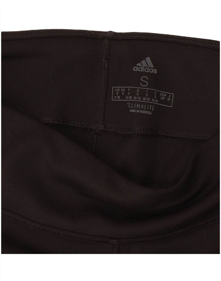 Adidas Dame Climalite Capri Leggings UK 8/10 Small Black