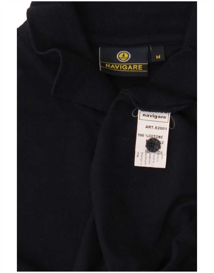 Navigare Herre poloshirt Medium marineblå bomuld