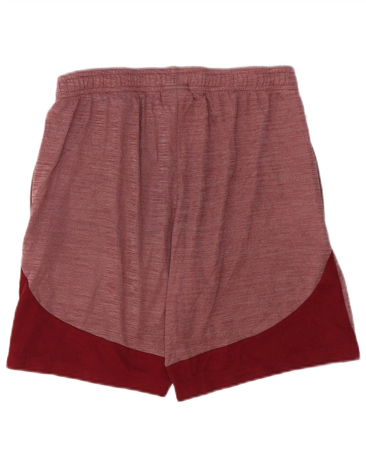 NIKE Herre Dri Fit Slim Fit Sportshorts Medium Burgundy Colourblock