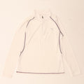 PUMA Womens Zip Neck Pullover Tracksuit Top UK 12 Medium  White Vintage Puma and Second-Hand Puma from Messina Hembry 