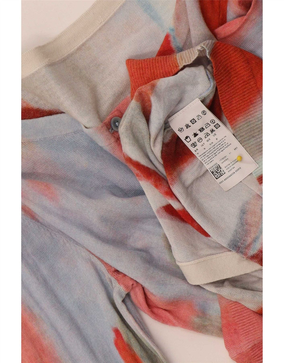 Hugo Boss kvinders abstrakt mønster cardigan sweater UK 10 Small Multicoloure