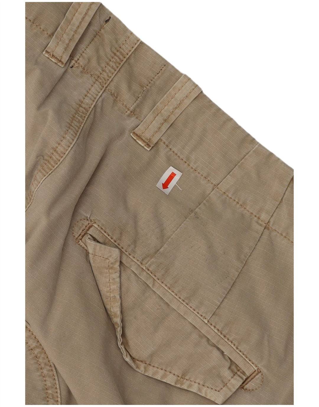 SUPERDRY Mens Cargo Shorts W36 Large Beige Cotton