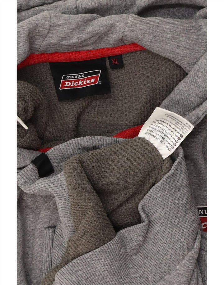 Dickies Hættetrøje med lynlås til mænd XL Grå Flecked Bomuld