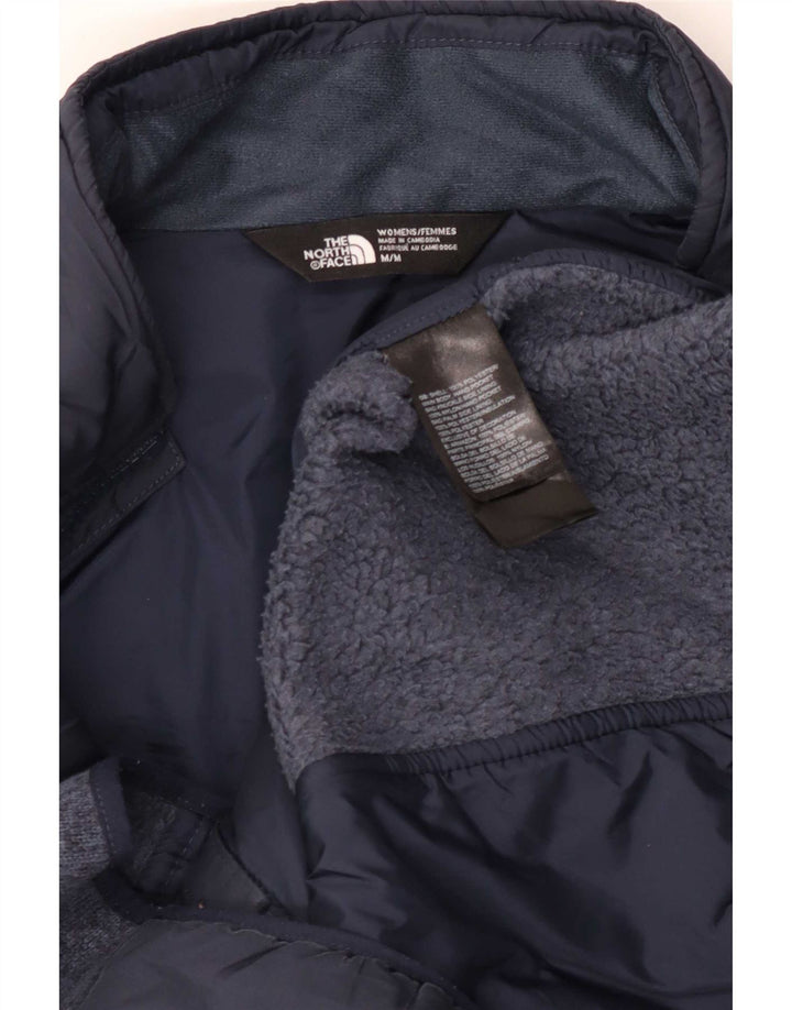 The North Face Dame Windbreaker Jacket UK 14 Medium Navy Blue Polyester