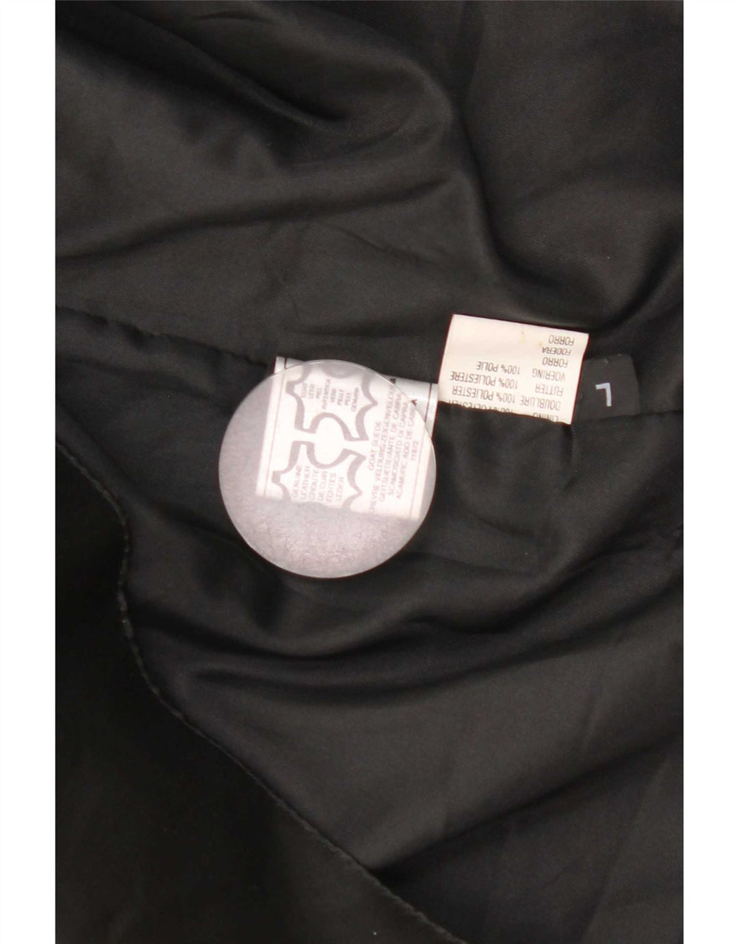 C & A Herre ruskindsvest Stor flerfarvet patchwork læder