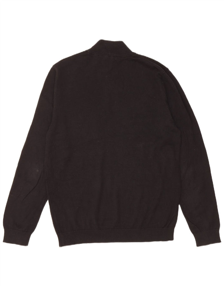 PIERRE CARDIN Herre Turtle Neck sweater Stor Sort Bomuld