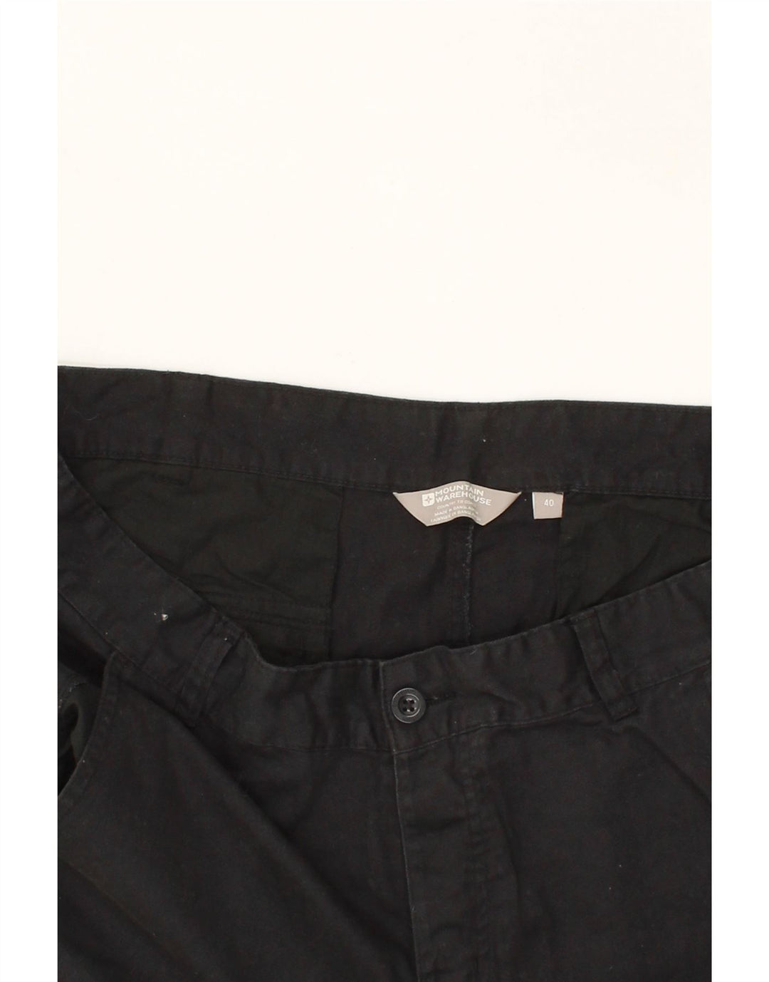 MOUNTAIN WAREHOUSE Womens Casual Shorts W40 2XL Black Cotton Vintage Mountain Warehouse and Second-Hand Mountain Warehouse from Messina Hembry 