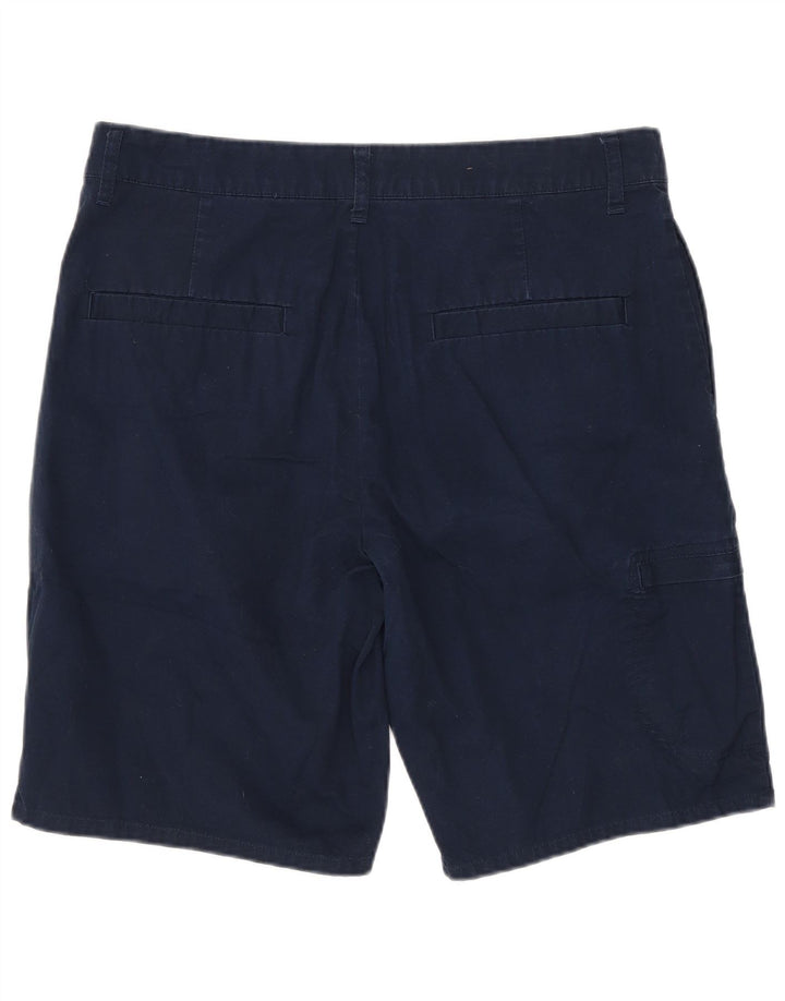 MOSSIMO Herre Cargo Shorts W32 Medium Navyblå Bomuld
