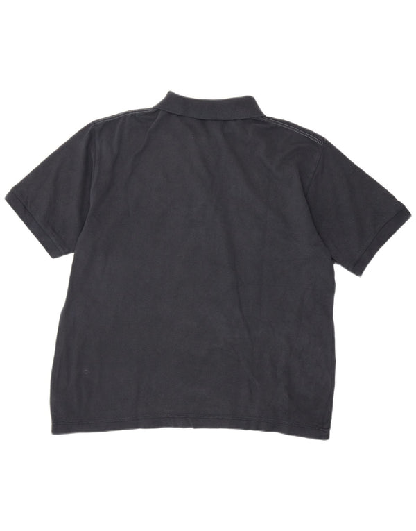 KAPPA Mens Polo Shirt XL Navy Blue Cotton