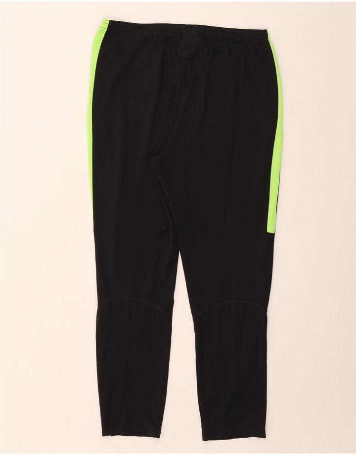 NIKE Herre Dri Fit træningsdragt Bukser Large Black Colourblock Polyester