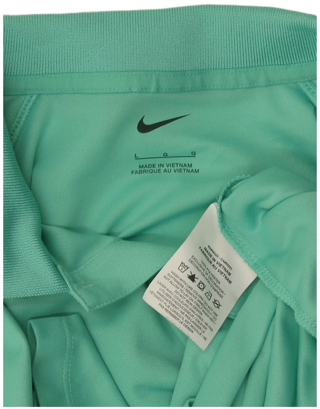 Nike Polo Shirt til mænd Stor grøn polyester