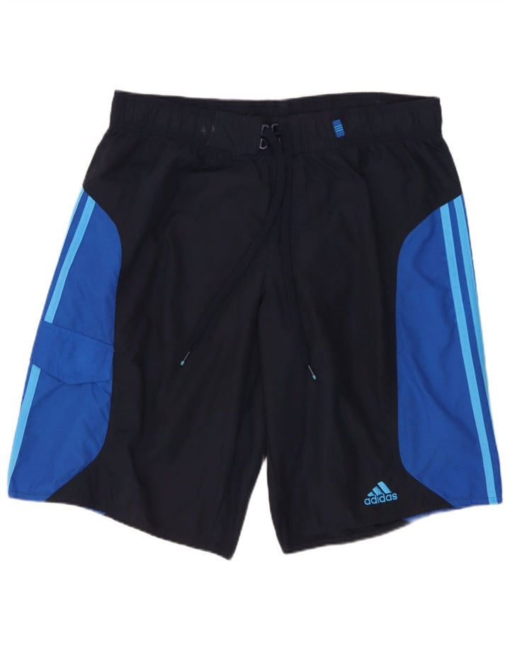 Adidas Herre Cargo svømmeshorts Medium Navy Blue Colourblock Nylon