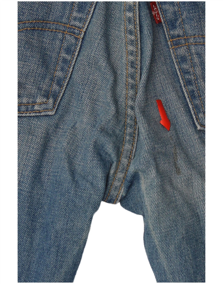 Levi's Herre 501 lige jeans W27 L32 blå bomuld