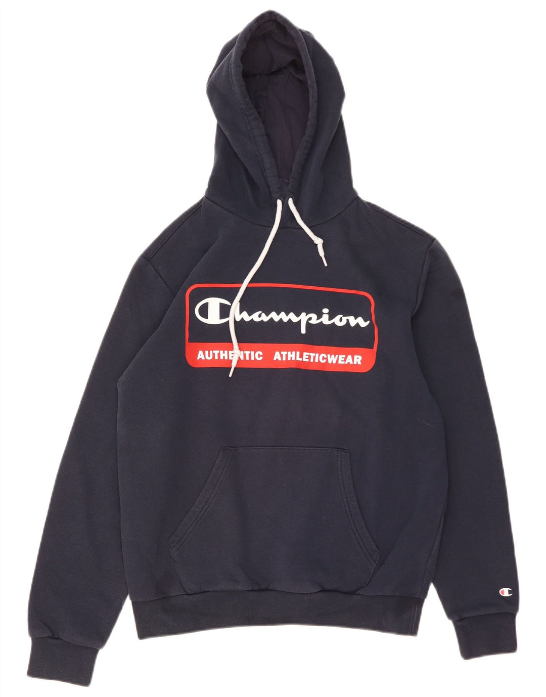 Champion Herre grafisk hættetrøje Jumper Medium marineblå bomuld