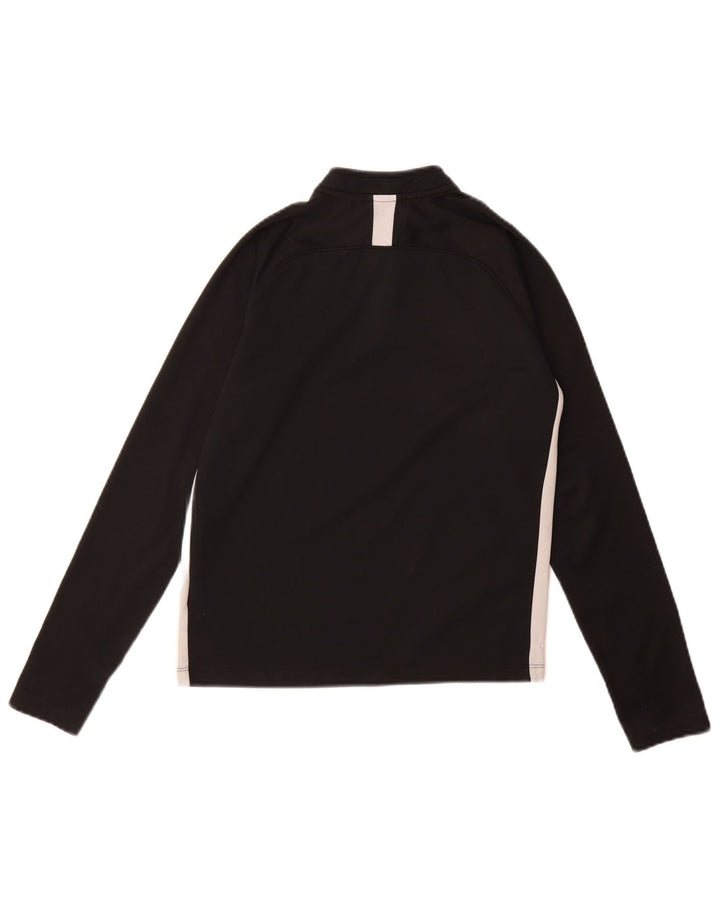Nike Boys Dri Fit Sweatshirt Jumper 10-11 år Medium Sort Colourblock