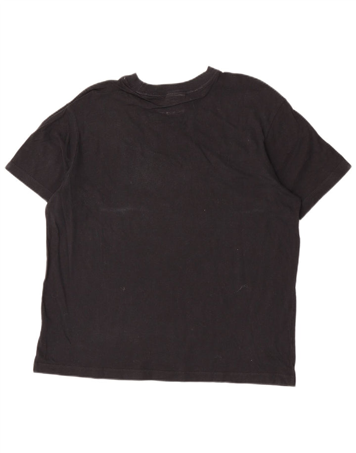 Nike Herre grafisk T-shirt Top Medium Sort Bomuld