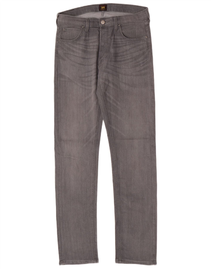 Lee Mens Daren Slim Jeans W33 L34 Grå Bomuld