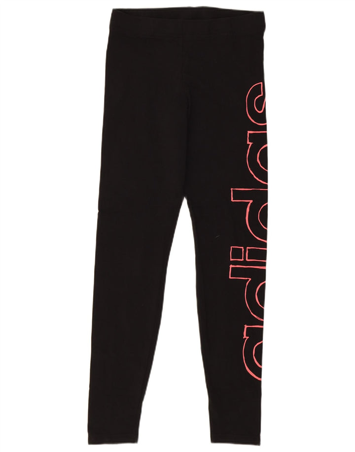 Adidas piger grafiske leggings 14-15 år sort