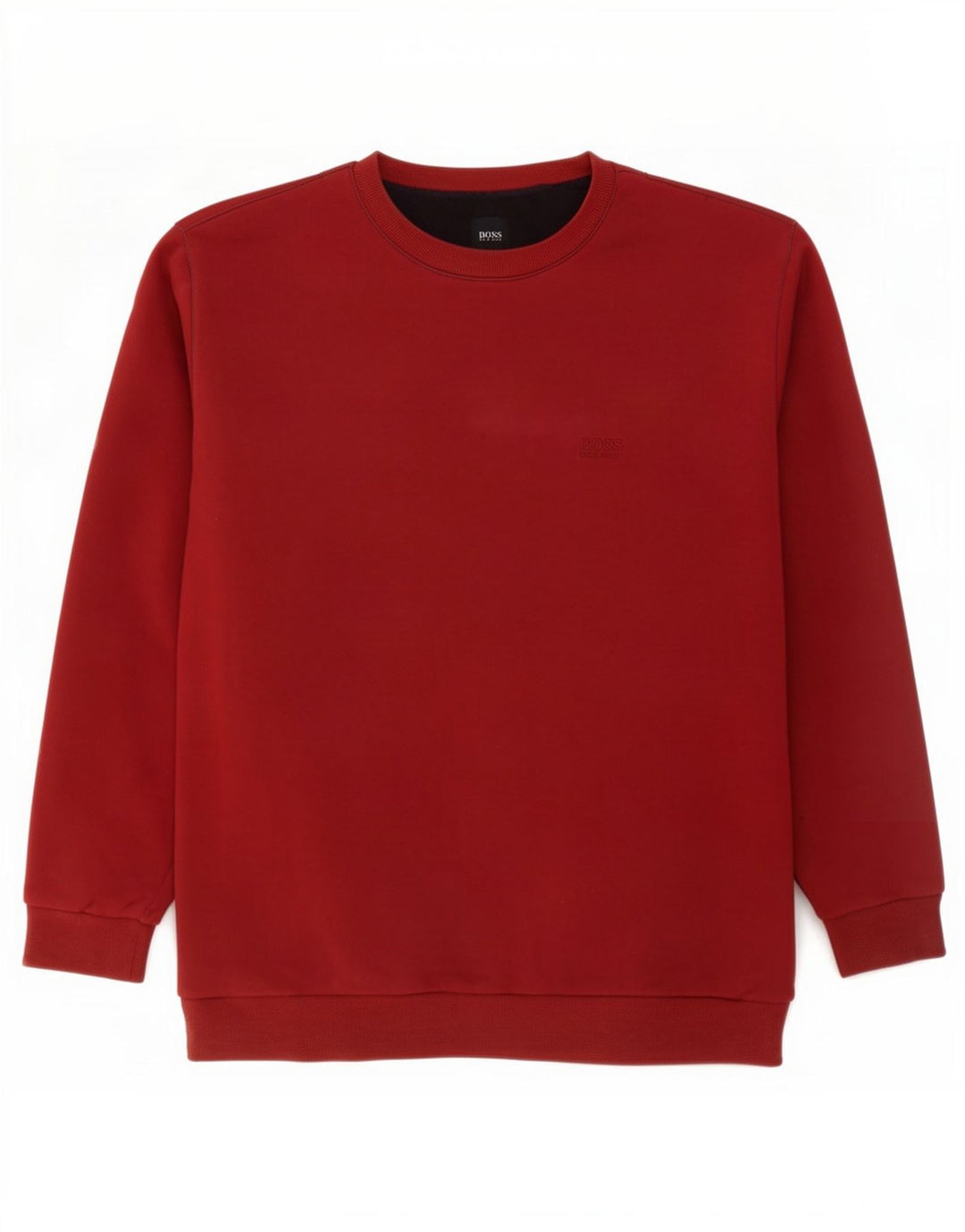 Hugo Boss Herre Sweatshirt Jumper XL rødbrun bomuld