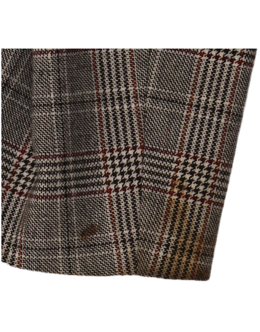 JIGSAW Dame Dobbeltradet Blazer Jacket UK 14 Large Grey Houndstooth