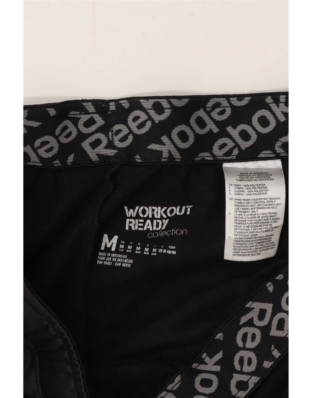Reebok Træningsdragtsbukser til kvinder UK 12/14 Medium Grey Polyester