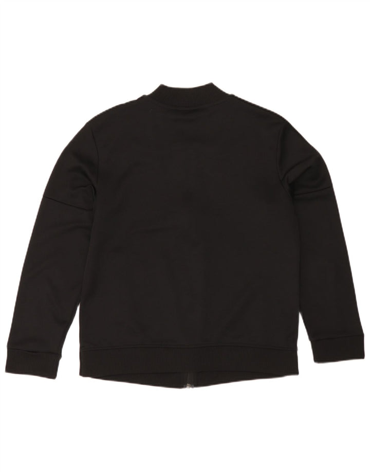 Adidas træningsdragt topjakke til kvinder UK 16/18 Stor sort polyester