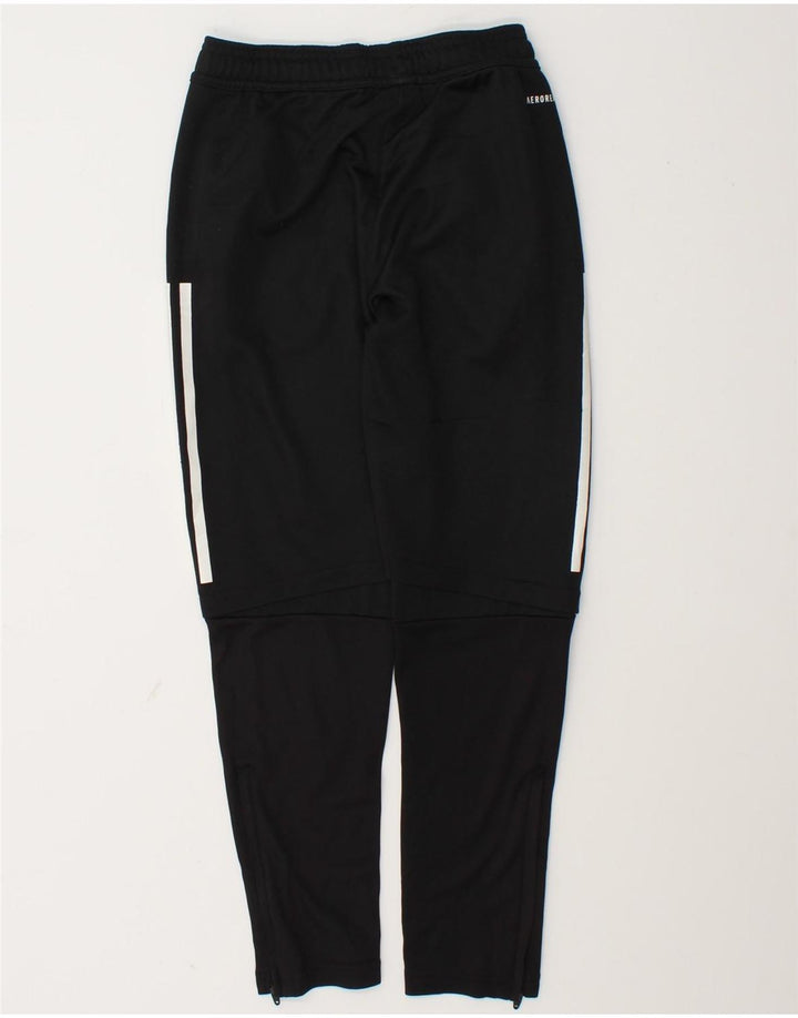 Adidas Boys Aeroready Tracksuit Bukser 9-10 år Sort polyester