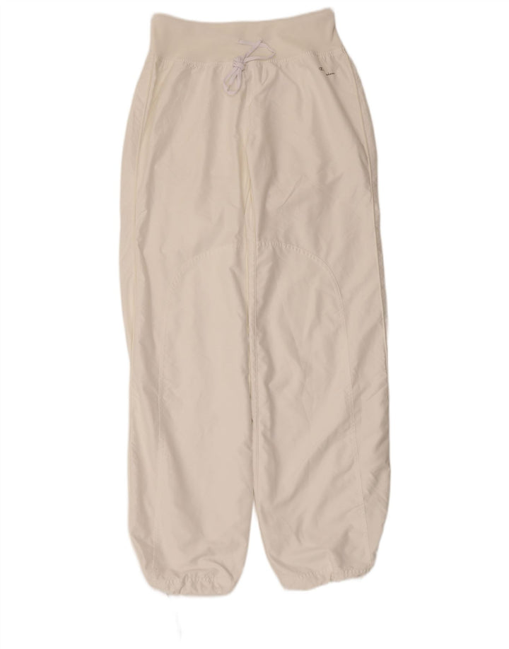 CHAMPION Womens træningsdragt Bukser Joggers UK 14 Large White Polyester