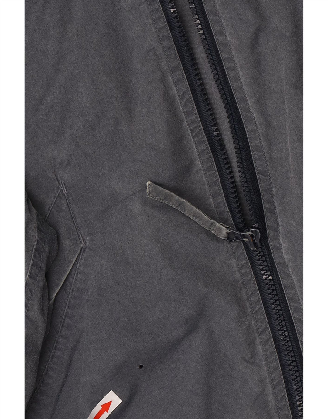 Tænk Pink Herre Hættejakke Windbreaker UK 48 4XL Grå Polyester