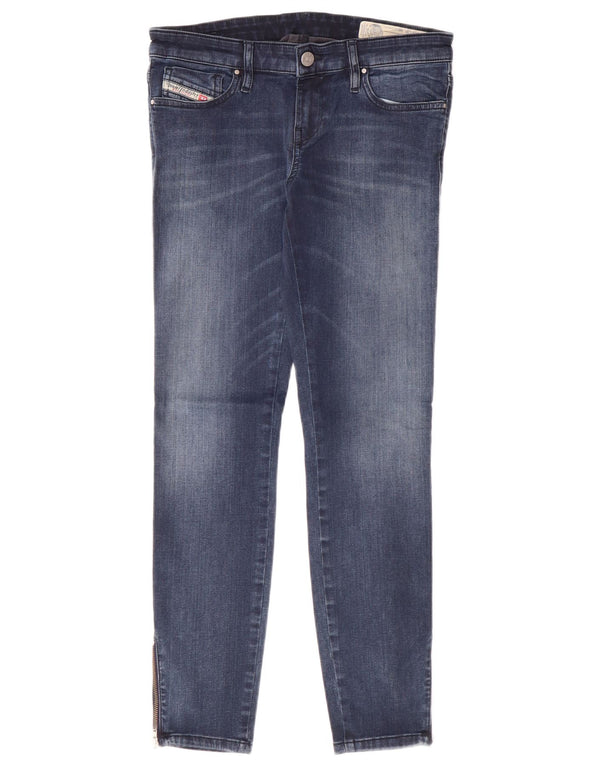 Diesel Dame Skinzee-Lav Lynlås Skinny Jeans med lav talje W28 L26 Blå
