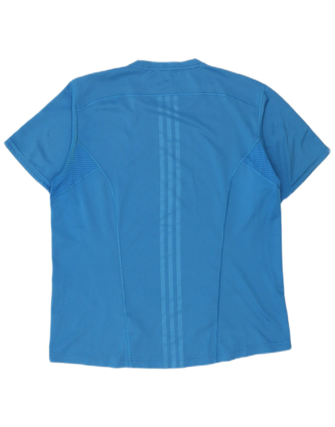 Adidas Herre T-Shirt Top Stor Blå Polyester