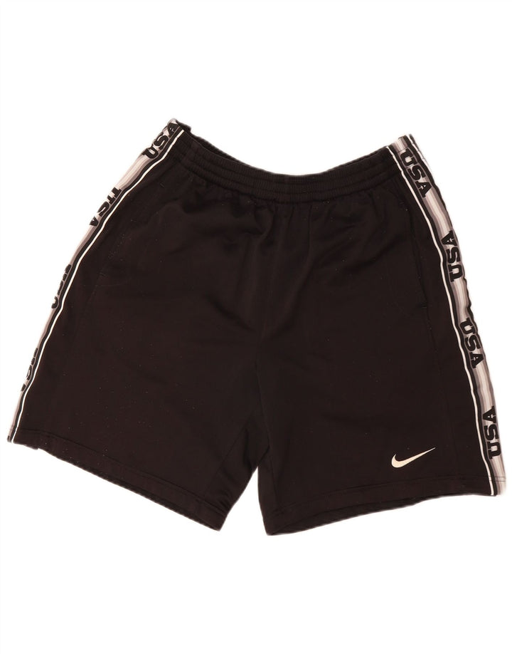 Nike grafiske sportsshorts til mænd mellem sort polyester