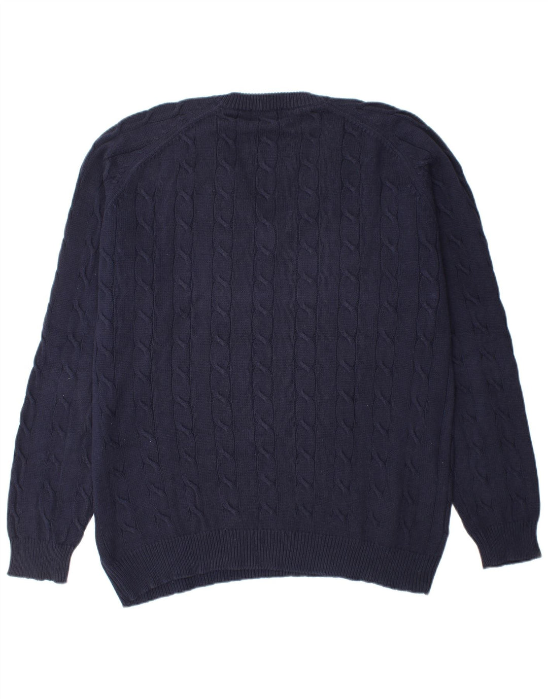 KAPPA Herre V-hals sweater XL marineblå bomuld