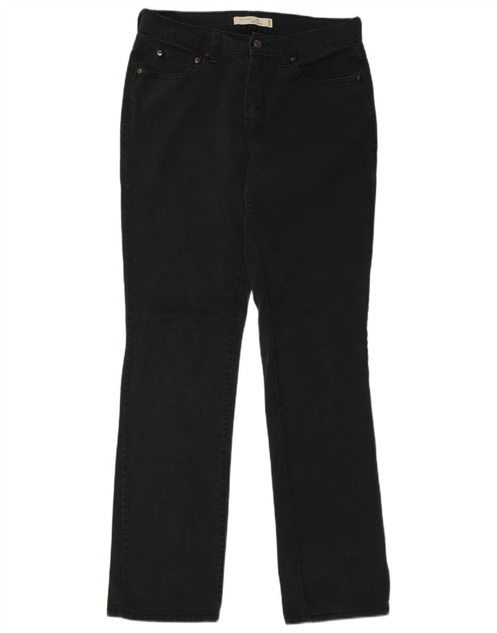 Levi's Dame 505 lige jeans US 8 Medium W30 L32 Marineblå Bomuld