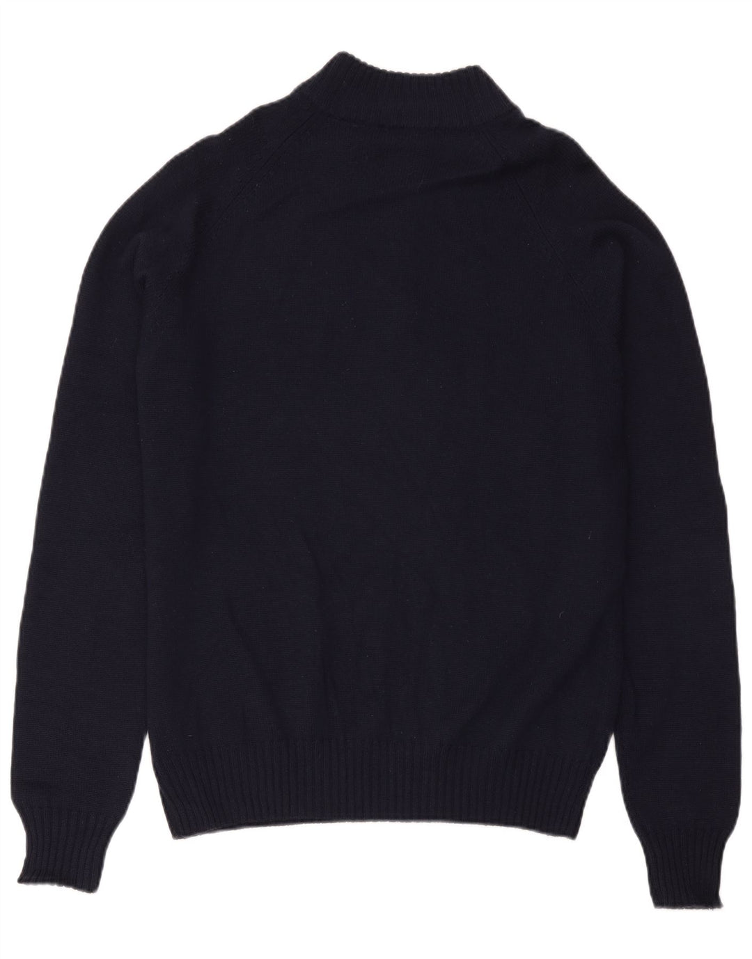 Fila Herre Zip Neck Jumper Sweater Large Navy Blue Merino Uld