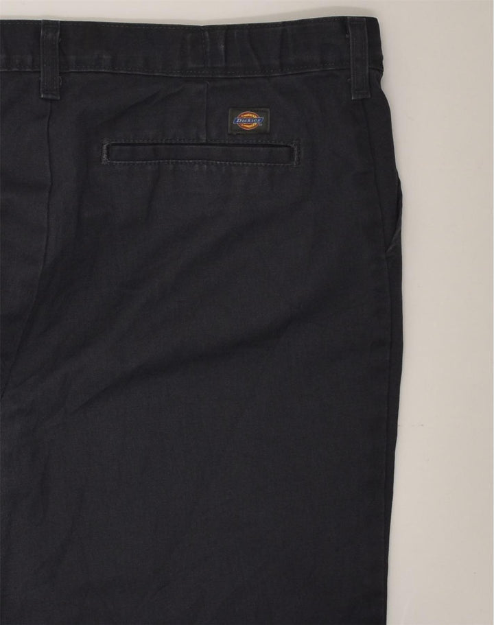 DICKIES Womens Straight Casual Trousers W34 L33  Grey Polyester | Vintage Dickies | Thrift | Second-Hand Dickies | Used Clothing | Messina Hembry 