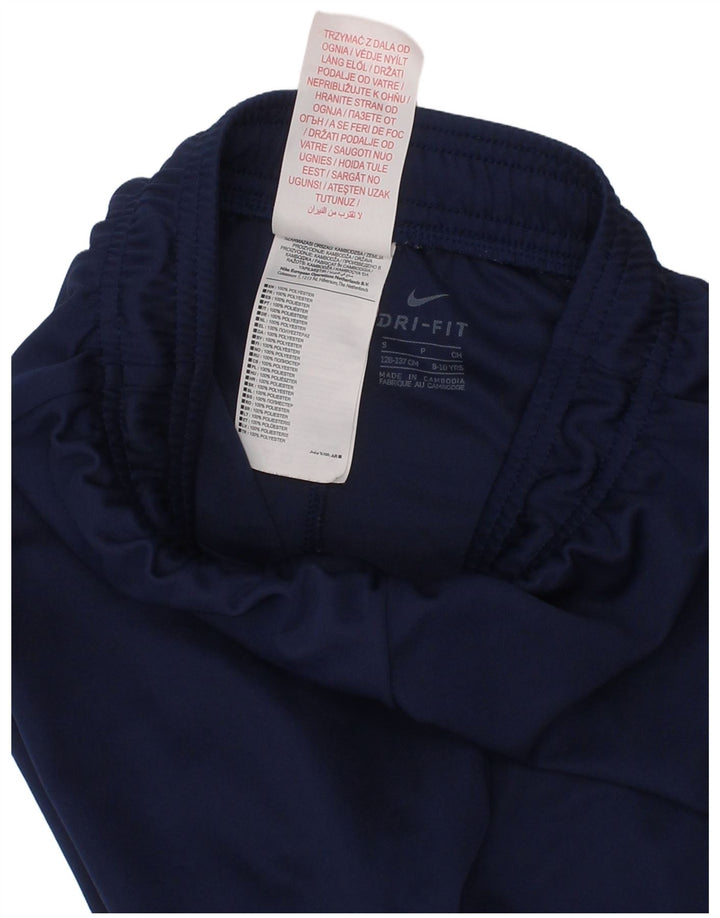 Nike Boys Sports Shorts 8-9 år Small Navy Blue Polyester