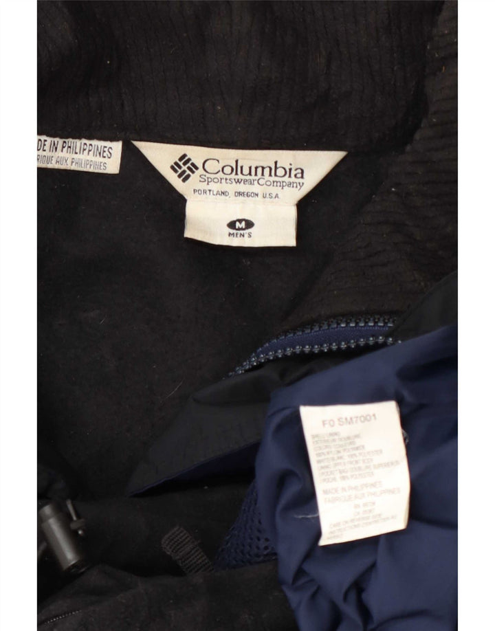 Columbia Herre Bugaboo grafisk skijakke UK 38 Medium Navy Blue Colourblock